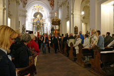 Abschlussvesper der Bischofskonferenz mit Austeilung des Bonifatiussegens (Foto: Karl-Franz Thiede)